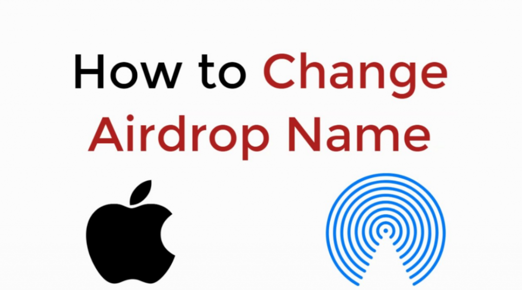How to change airdrop name