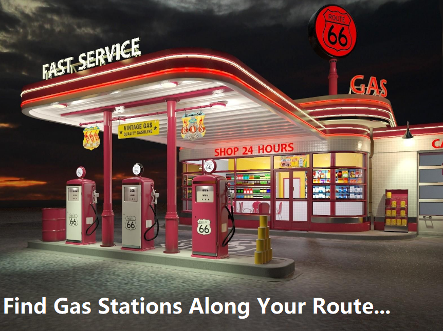 Find Gas Stations Along Your Route