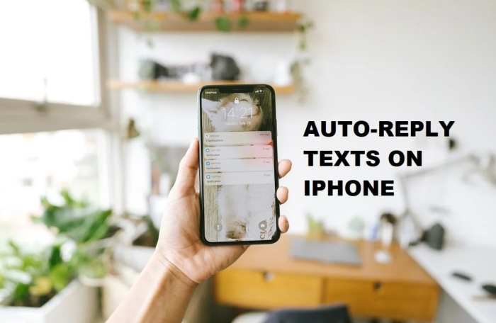 How To Auto-Reply To Texts On The iPhone