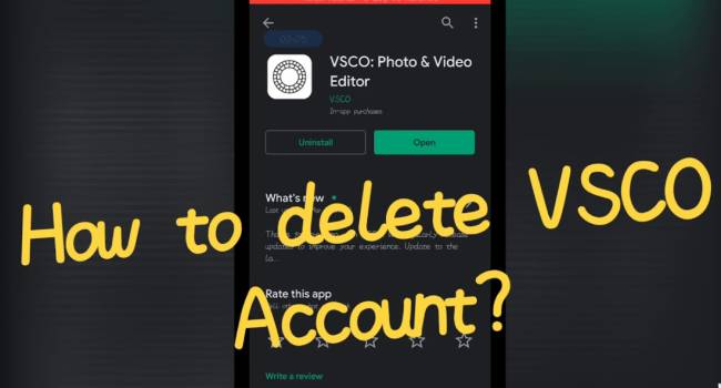 How To Delete Your VSCO Account