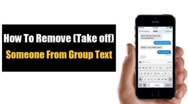 How To Remove Someone From A Text Message Group Using The iPhone